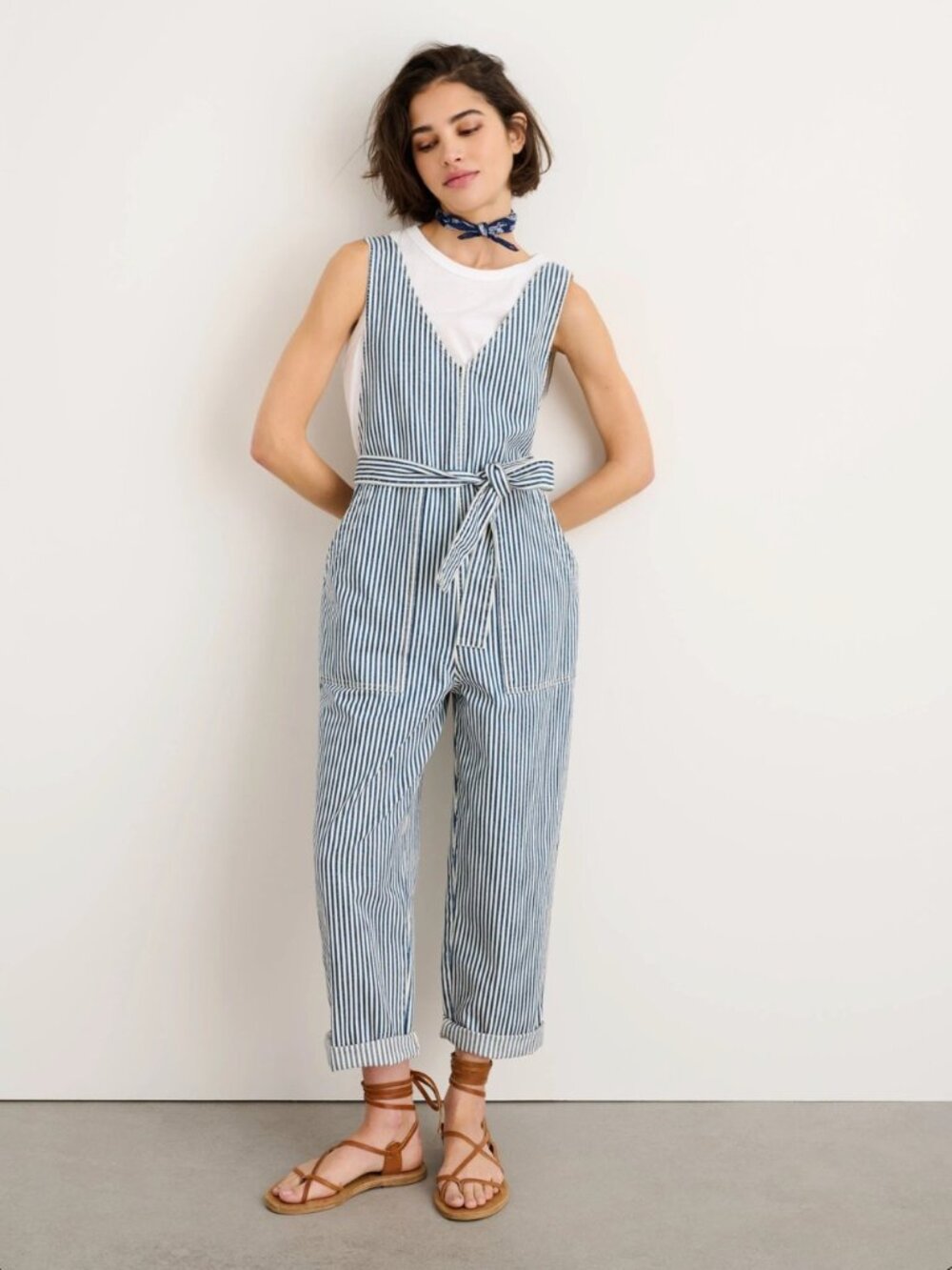 NWT Alex Mill | Ollie Overalls (Railroad Stripe)
